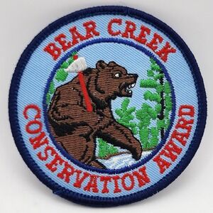 BSA BEAR CREEK CONSERVATION AWARD BOY SCOUTS OF AMERICA‎ PATCH